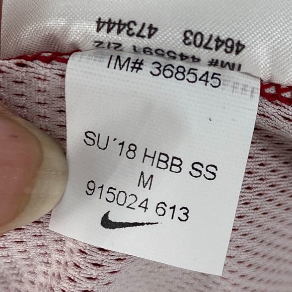 Nike STANFORD Red w/ White Print T-Shirt Men's Size Med Regular Fit #18 - Picture 8 of 9